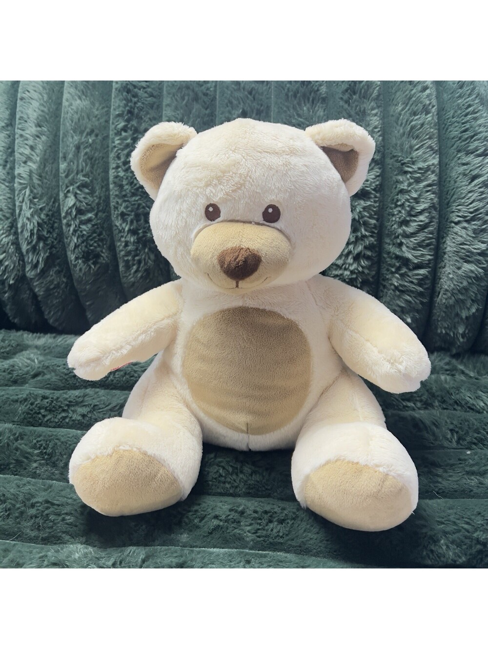 Build a Bear Velvet Hugs Brown Tan Plush Teddy Asthma Allergy Friendly Toy 16 In